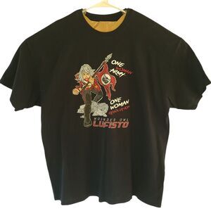 LUFISTO Wounded Owl Tee Shirt Size 2XL One Woman Army Deathmatch Wrestling